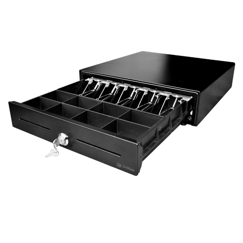 Gaveta de Dinero Metálica con Microswitch 410x420mm (CD350)