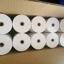 PAPEL TERMICO 8CM - CONTOMETRO TERMICO 80MM PAQ X 20 UND COLOR NEGRO